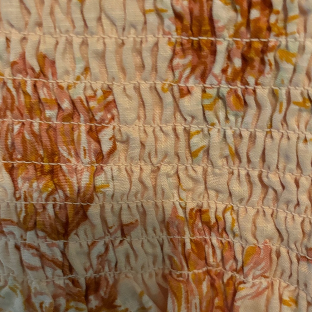 Sabo Skirt Orange Floral Mini Dress - Picture 3 of 6